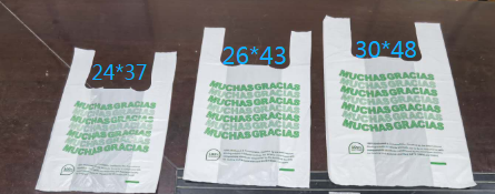 Bolsas camisetas MG 30x48 - 2.000 unidades