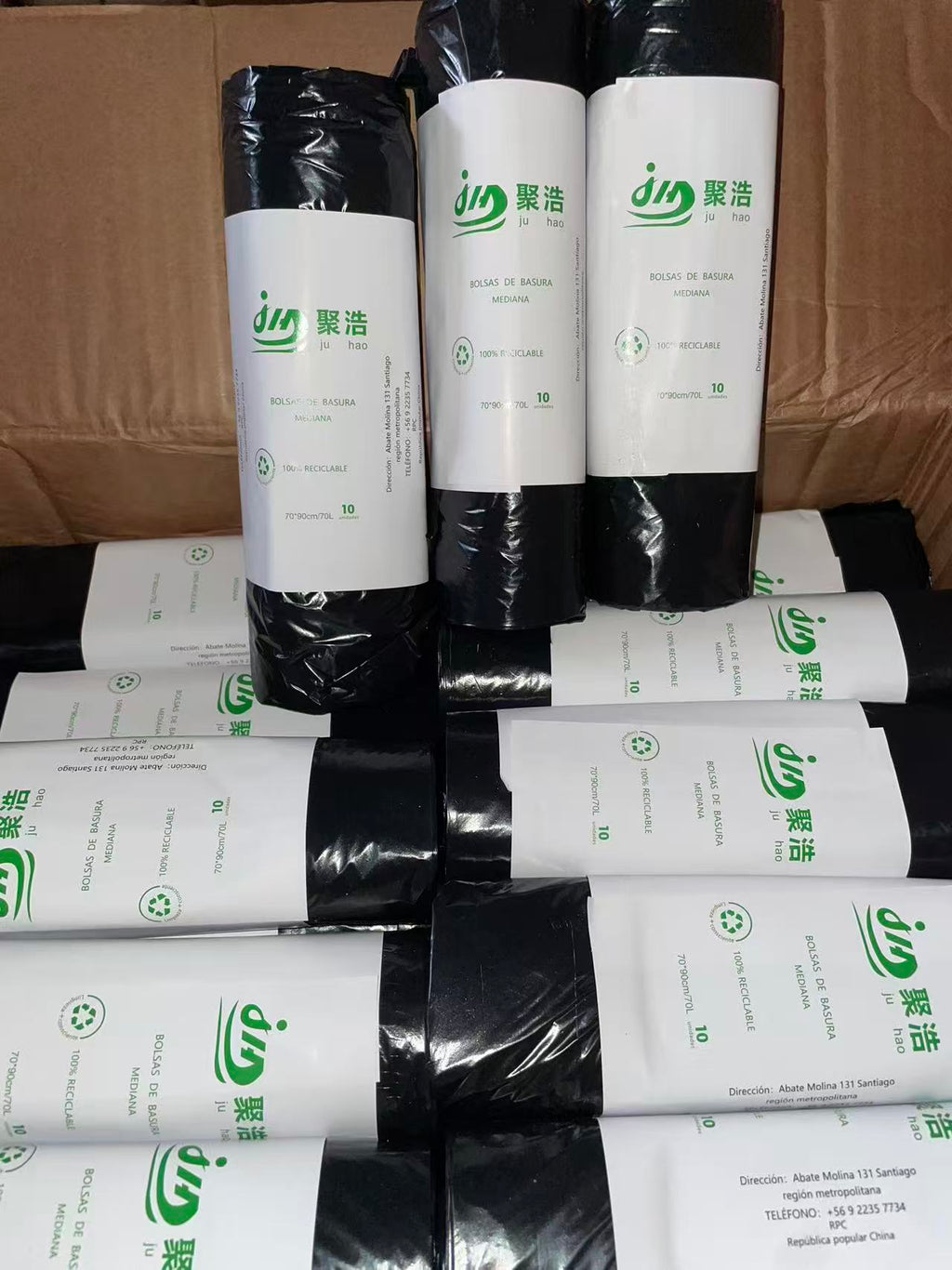 Bolsas de Basura Ju hao 70x90 - 60 Rollos