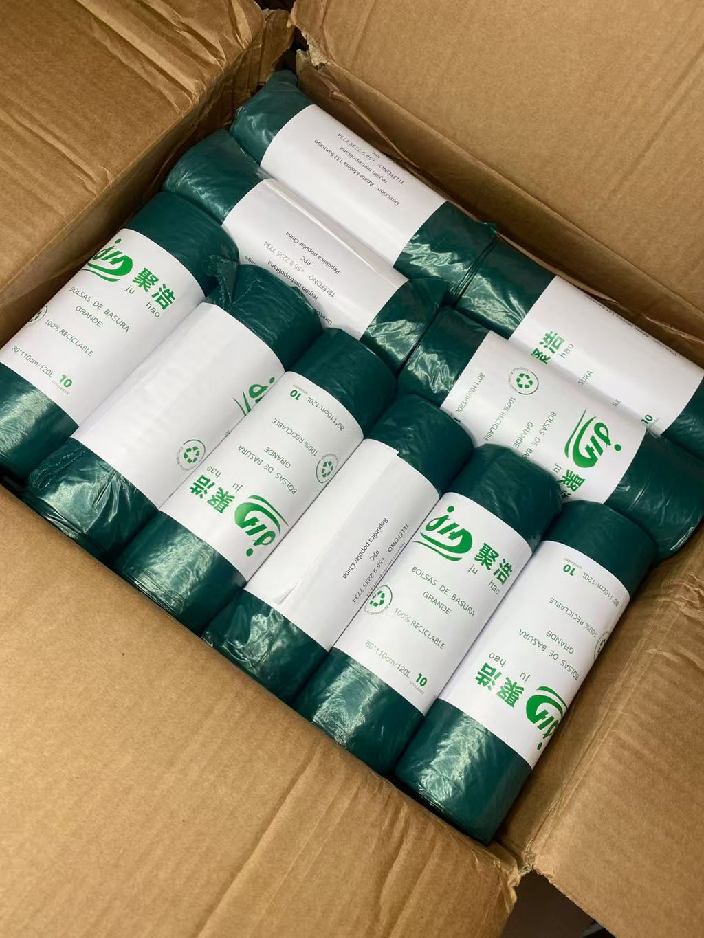 Bolsas de Basura Ju hao 80x110 - 30 rollos